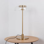 Integrated LED Adjustable Color Temperature Glass Dome Table Lamp