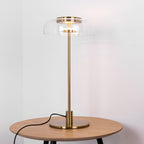 Integrated LED Adjustable Color Temperature Glass Dome Table Lamp