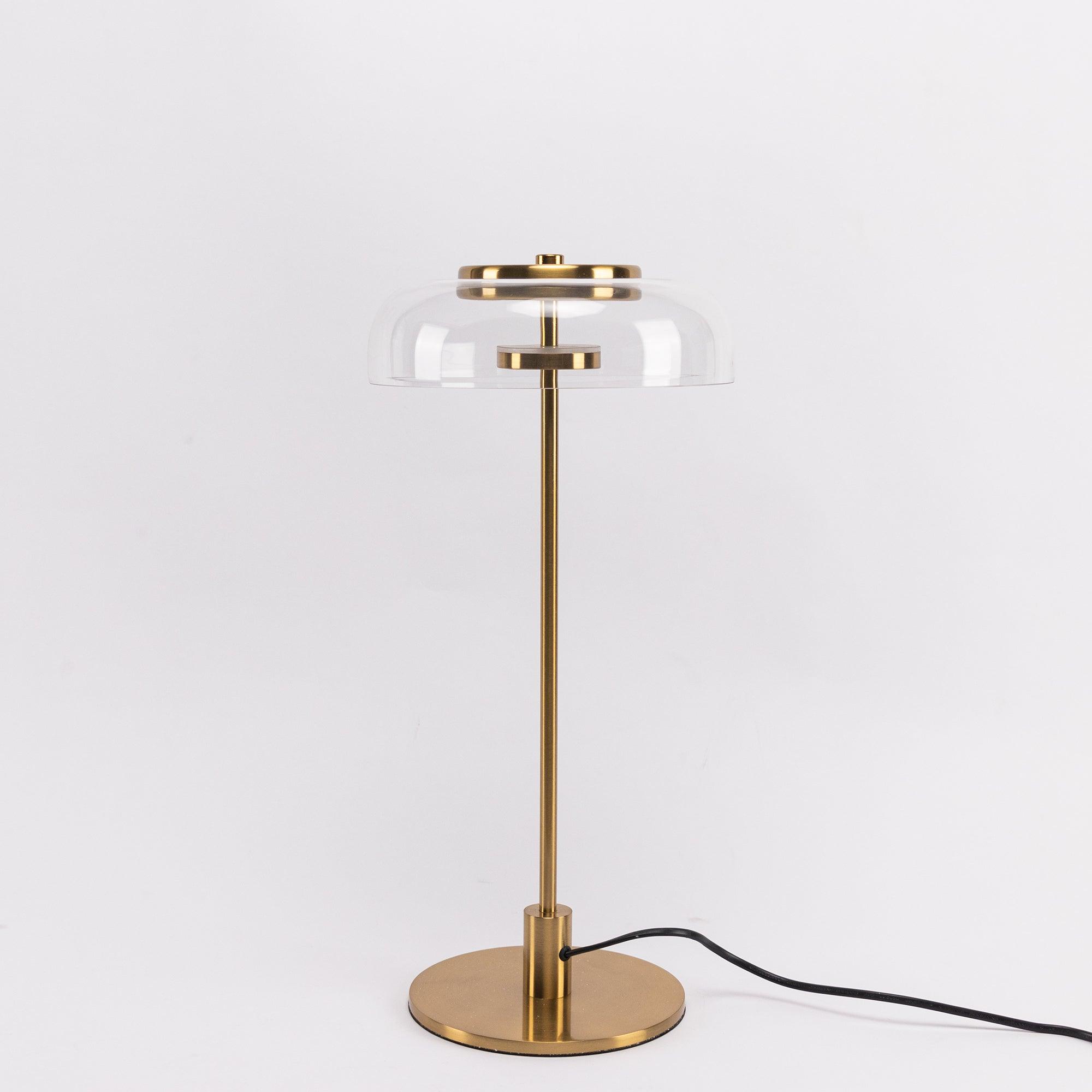 Integrated LED Adjustable Color Temperature Glass Dome Table Lamp