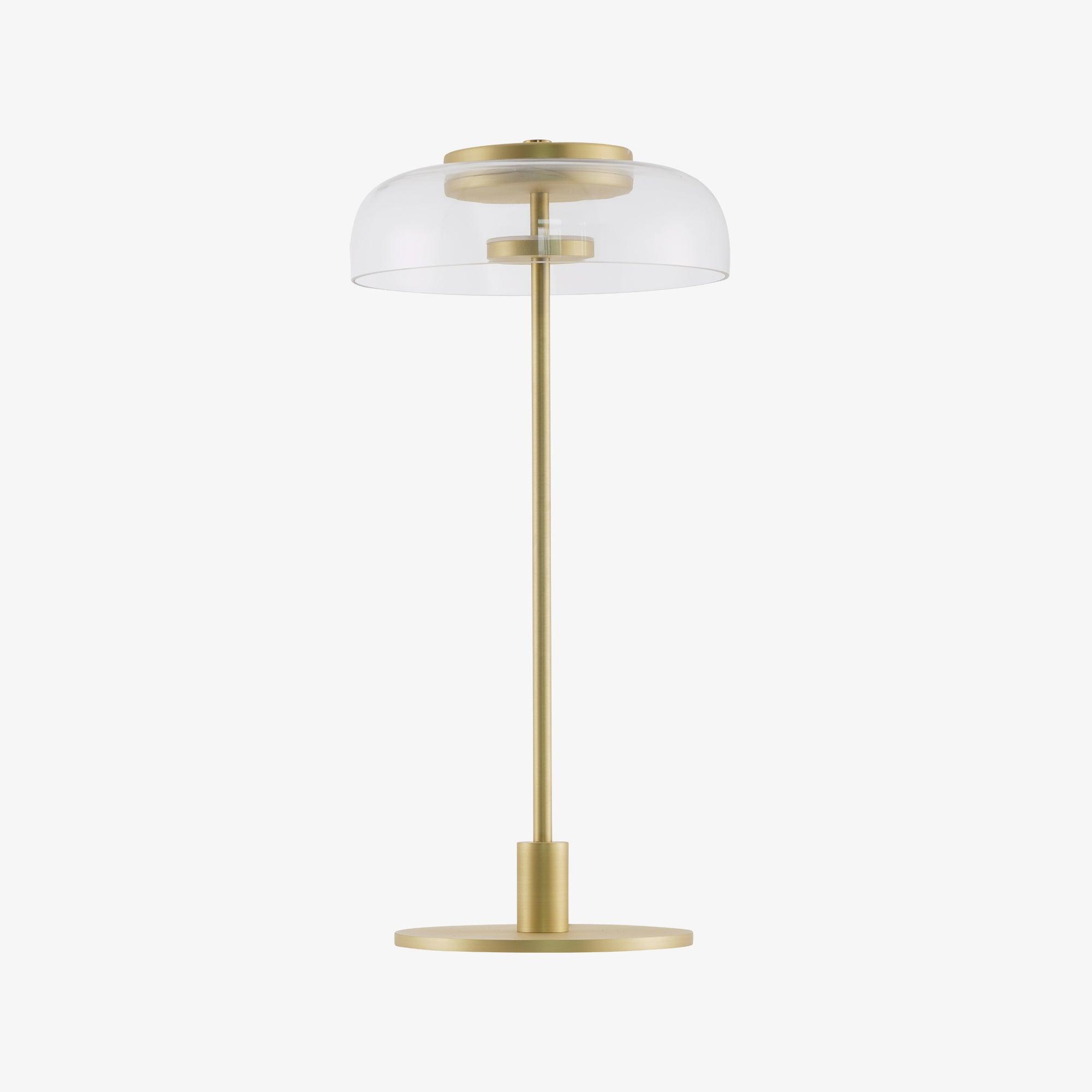 Integrated LED Adjustable Color Temperature Glass Dome Table Lamp