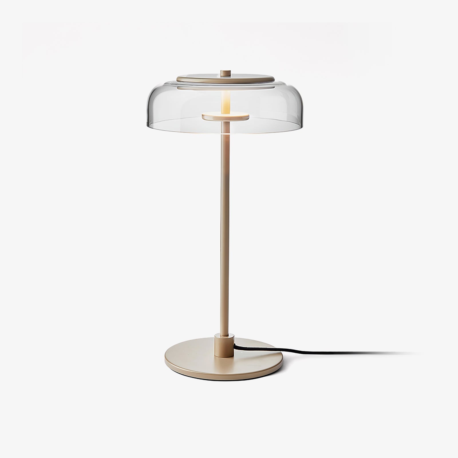 Integrated LED Adjustable Color Temperature Glass Dome Table Lamp