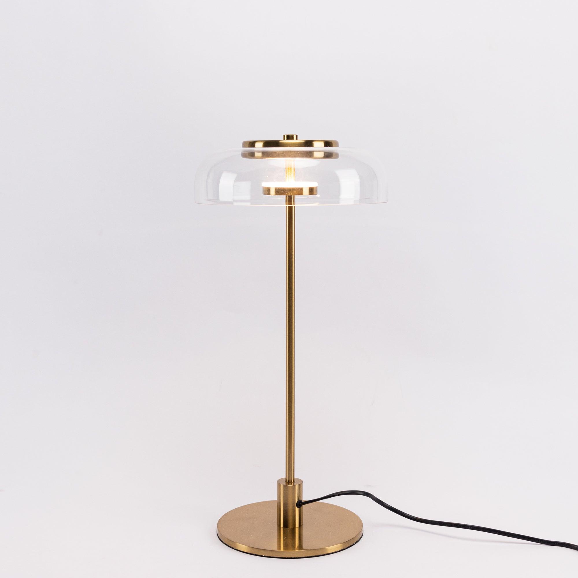 Integrated LED Adjustable Color Temperature Glass Dome Table Lamp