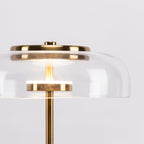 Integrated LED Adjustable Color Temperature Glass Dome Table Lamp