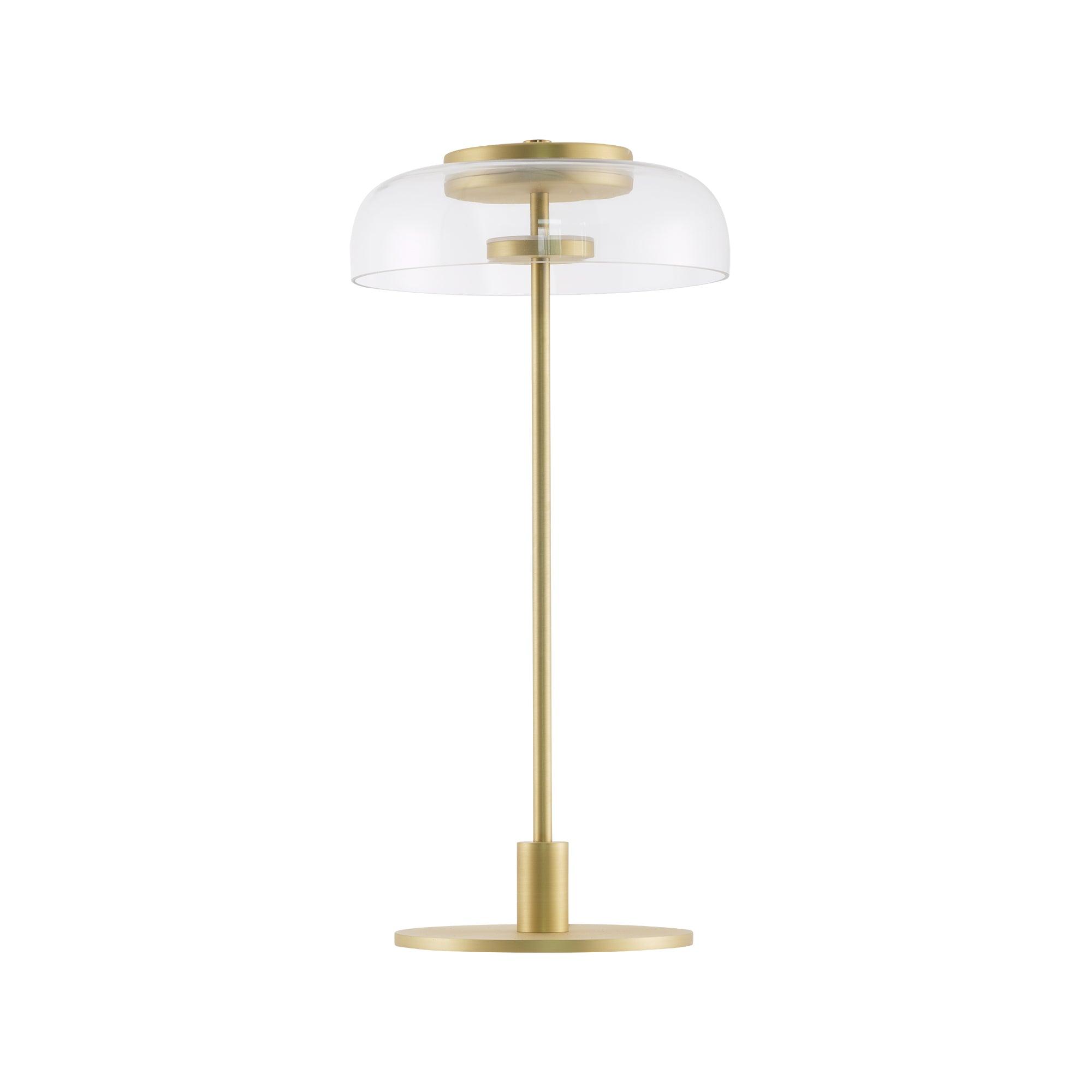 Integrated LED Adjustable Color Temperature Glass Dome Table Lamp