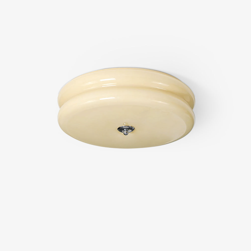 Integrated LED Art Deco Flush Mount Ceiling Light