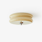 Integrated LED Art Deco Flush Mount Ceiling Light