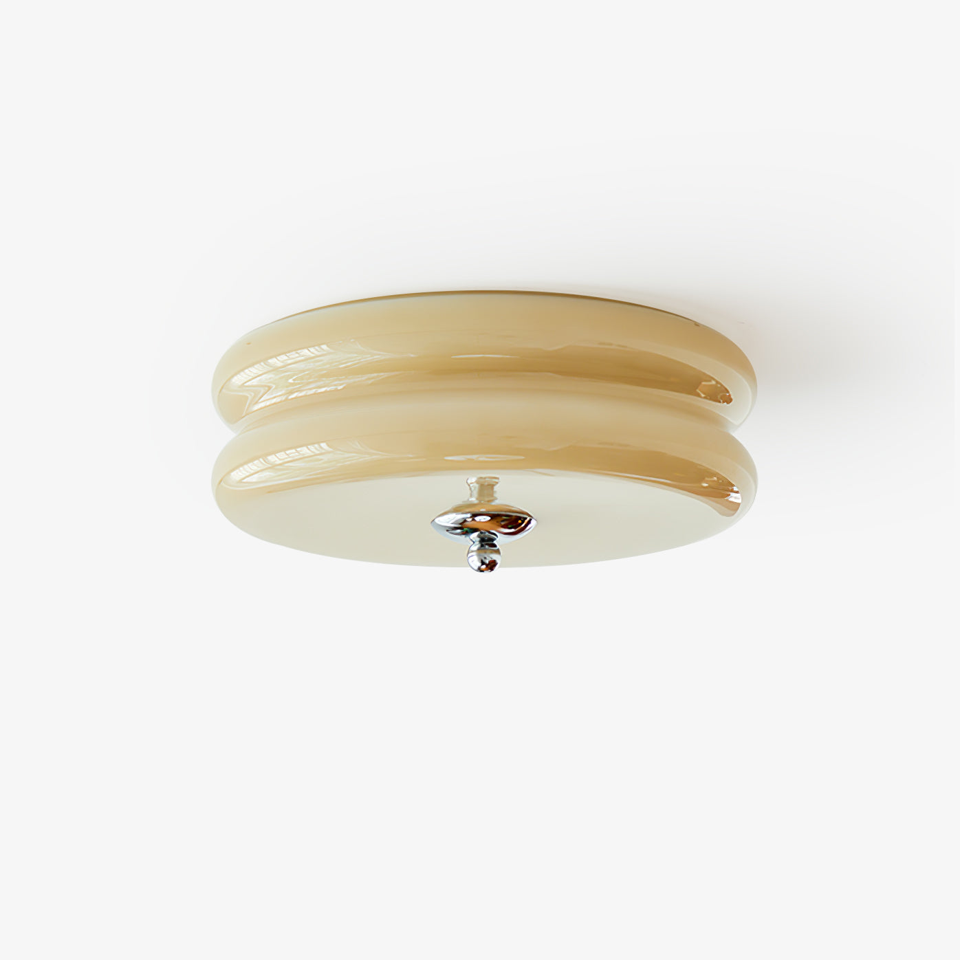 Integrated LED Art Deco Flush Mount Ceiling Light