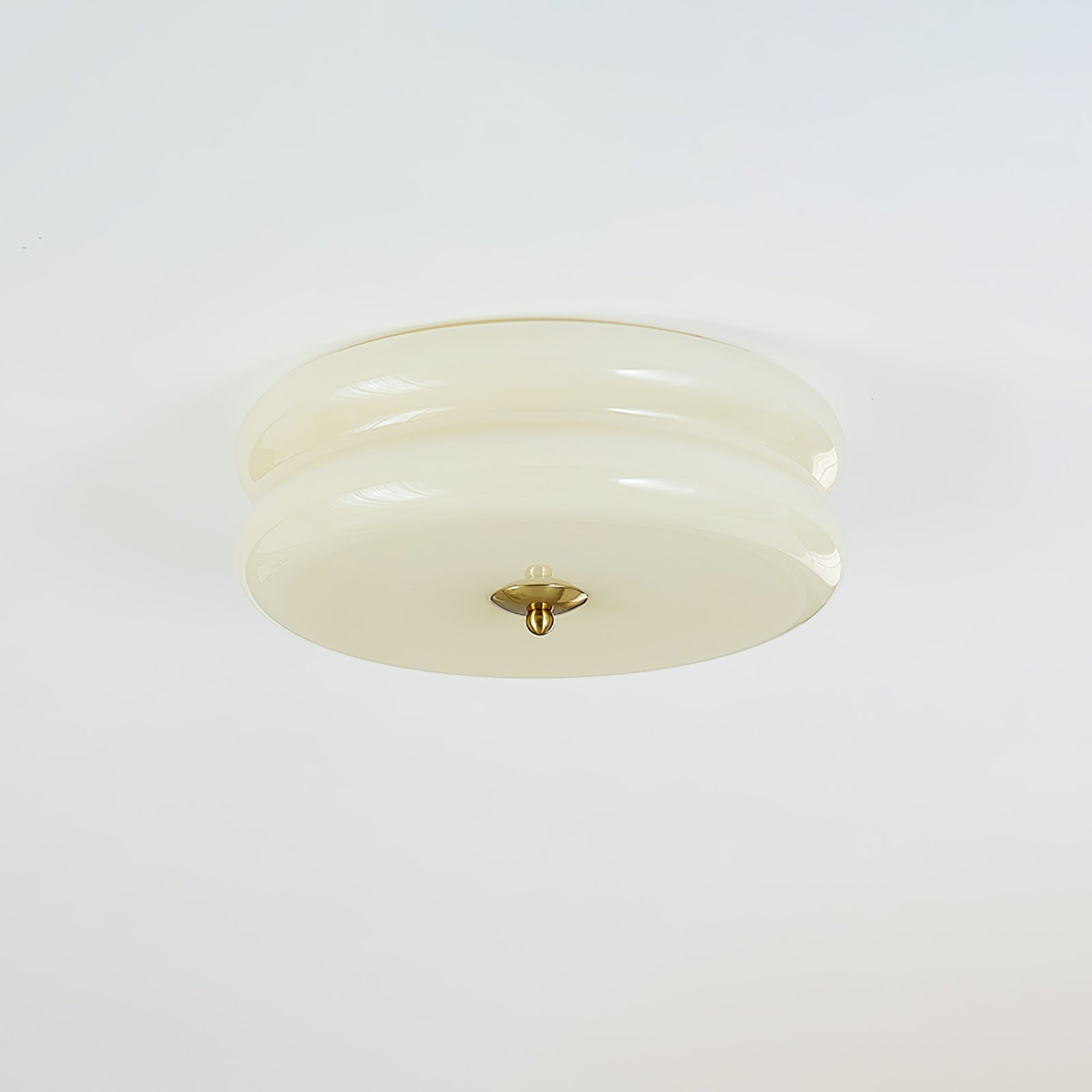 Integrated LED Art Deco Flush Mount Ceiling Light