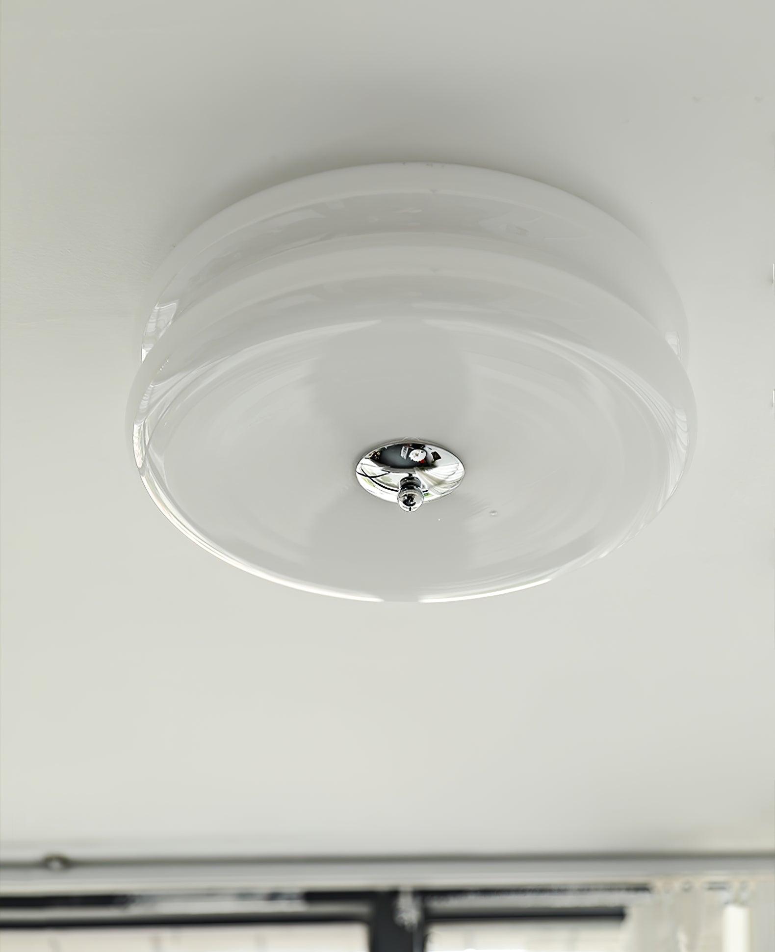 Integrated LED Art Deco Flush Mount Ceiling Light