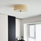 Integrated LED Art Deco Flush Mount Ceiling Light