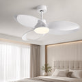 Integrated LED Flush Mount Ceiling Fan (Reversible DC Motor, Remote)