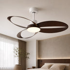 Integrated LED Flush Mount Ceiling Fan (Reversible DC Motor, Remote)