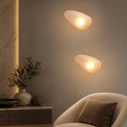 Integrated LED Frosted Glass & Iron Frame Wall Sconce (Hardwired)