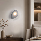 Integrated LED Frosted Glass & Iron Frame Wall Sconce (Hardwired)