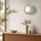 Integrated LED Frosted Glass & Iron Frame Wall Sconce (Hardwired)