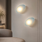 Integrated LED Frosted Glass & Iron Frame Wall Sconce (Hardwired)