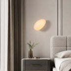 Integrated LED Frosted Glass & Iron Frame Wall Sconce (Hardwired)