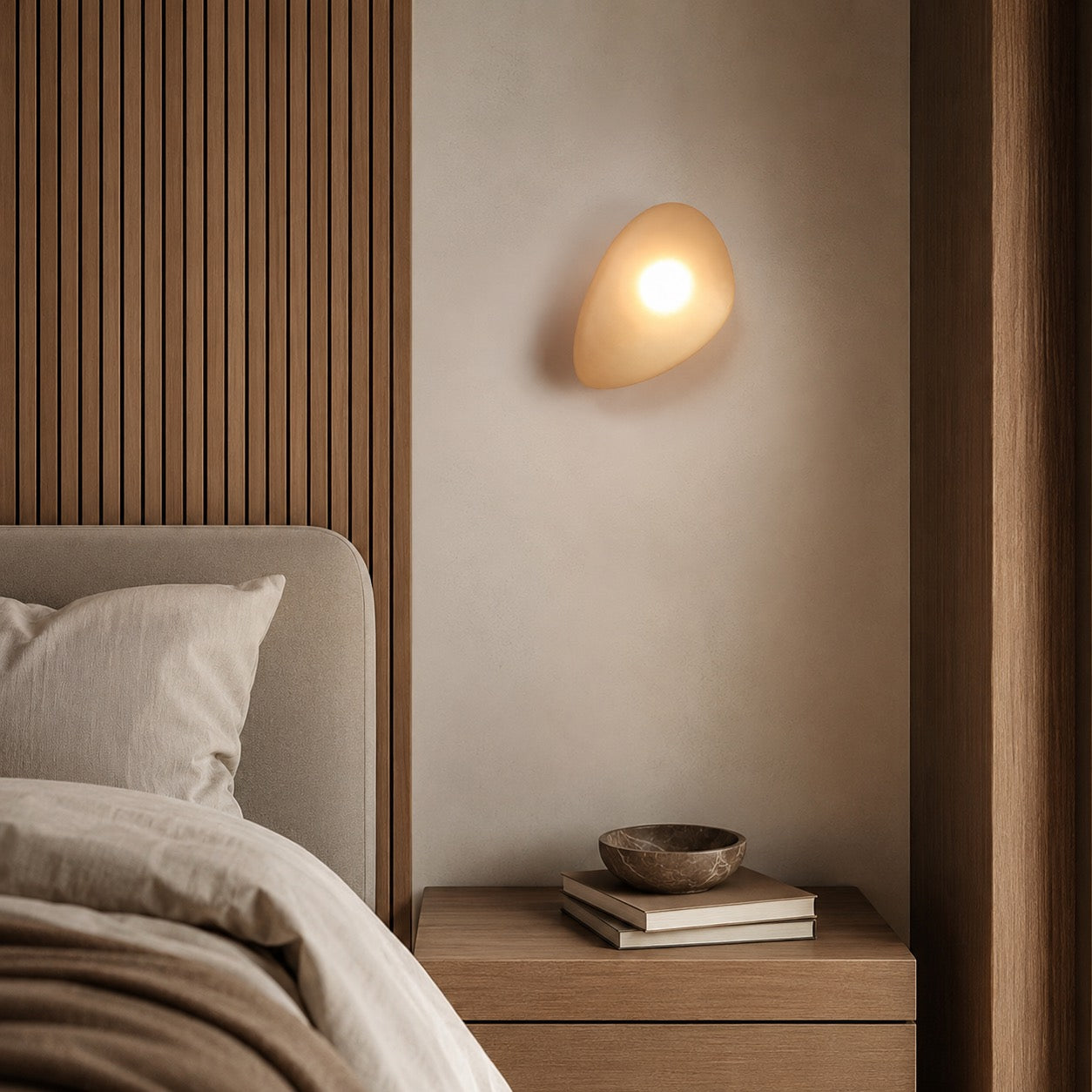 Integrated LED Frosted Glass & Iron Frame Wall Sconce (Hardwired)