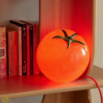 Integrated LED Glass Shade Table Lamp (8.7 in Diameter)