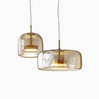 Integrated LED Heat-Resistant Glass Pendant Light
