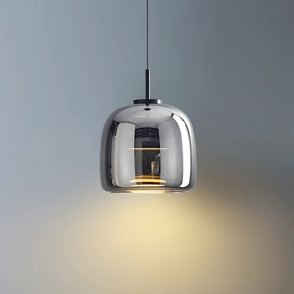 Integrated LED Heat-Resistant Glass Pendant Light