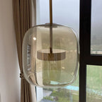 Integrated LED Heat-Resistant Glass Pendant Light