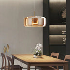 Integrated LED Heat-Resistant Glass Pendant Light