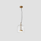 Integrated LED Heat-Resistant Glass Pendant Light