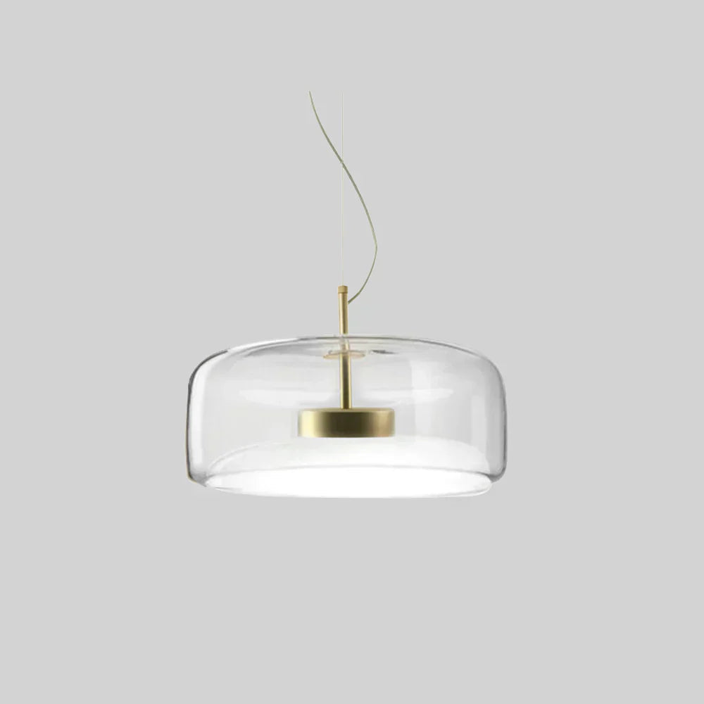 Integrated LED Heat-Resistant Glass Pendant Light