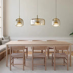 Integrated LED Heat-Resistant Glass Pendant Light