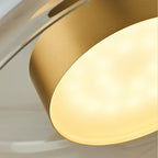 Integrated LED Heat-Resistant Glass Pendant Light