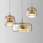 Integrated LED Heat-Resistant Glass Pendant Light