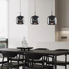 Integrated LED Heat-Resistant Glass Pendant Light