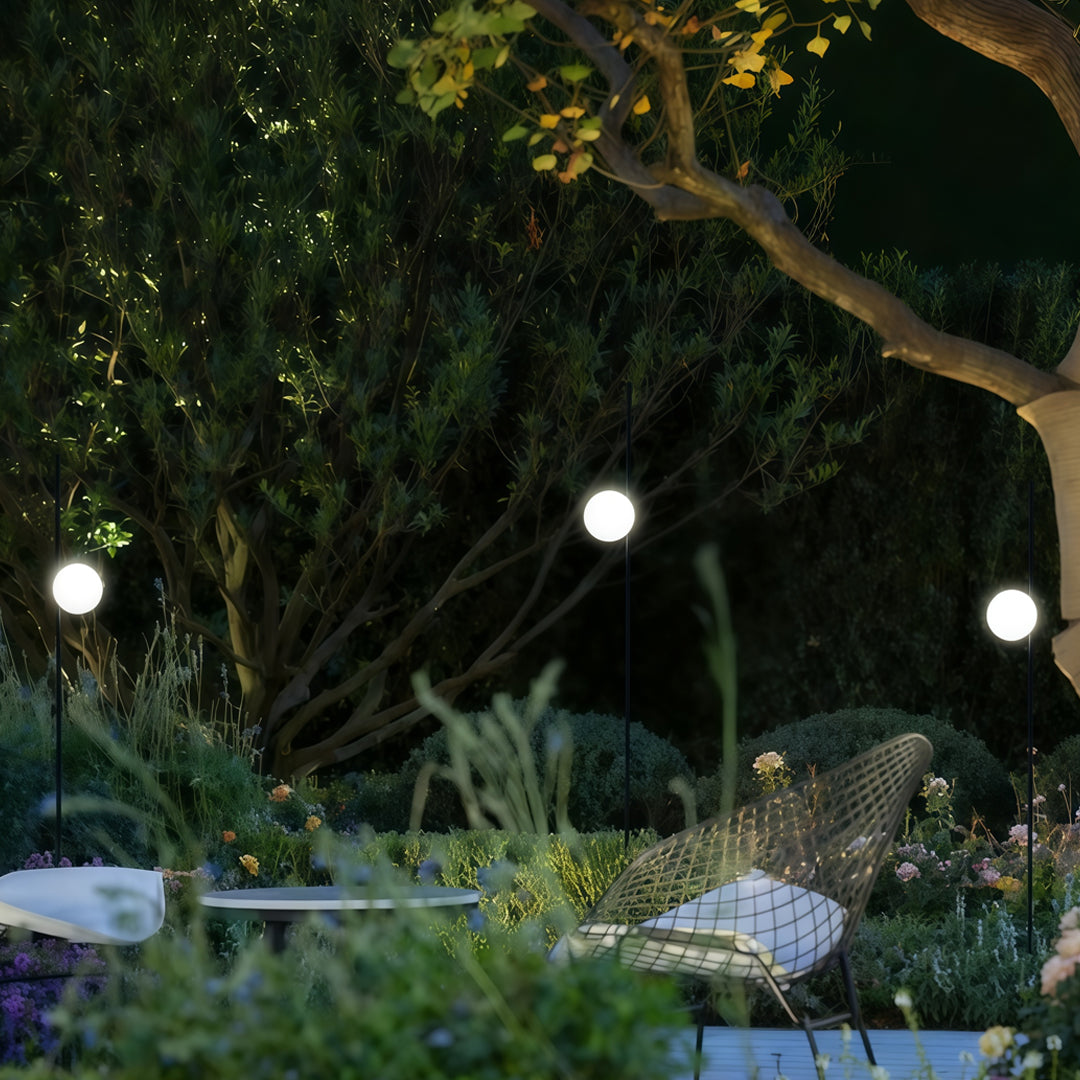 Integrated LED IP65 Acrylic Globe Garden Path Light