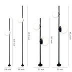 Integrated LED IP65 Acrylic Globe Garden Path Light