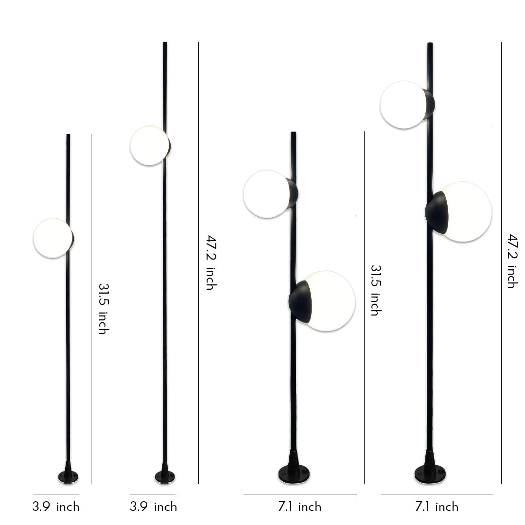 Integrated LED IP65 Acrylic Globe Garden Path Light