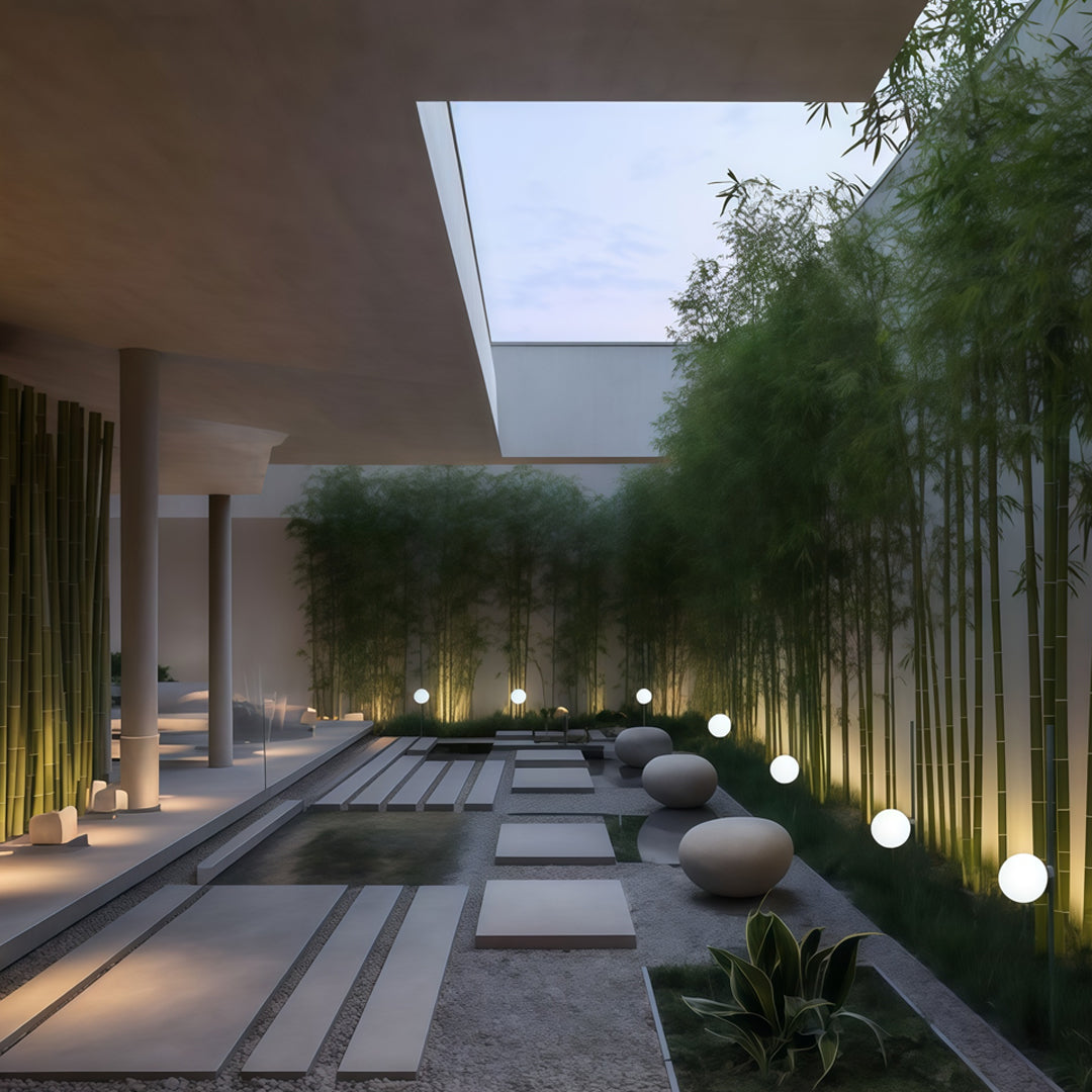 Integrated LED IP65 Acrylic Globe Garden Path Light