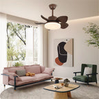 Integrated LED & Remote Control Ceiling Fan Light