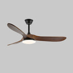 Integrated LED Wooden Blade Ceiling Fan Light (Remote Control)