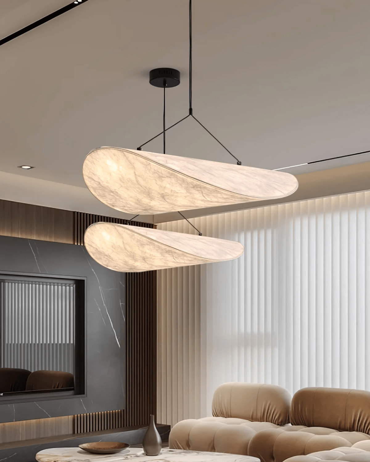 Integrated Warm Dimmable LED Pendant Light