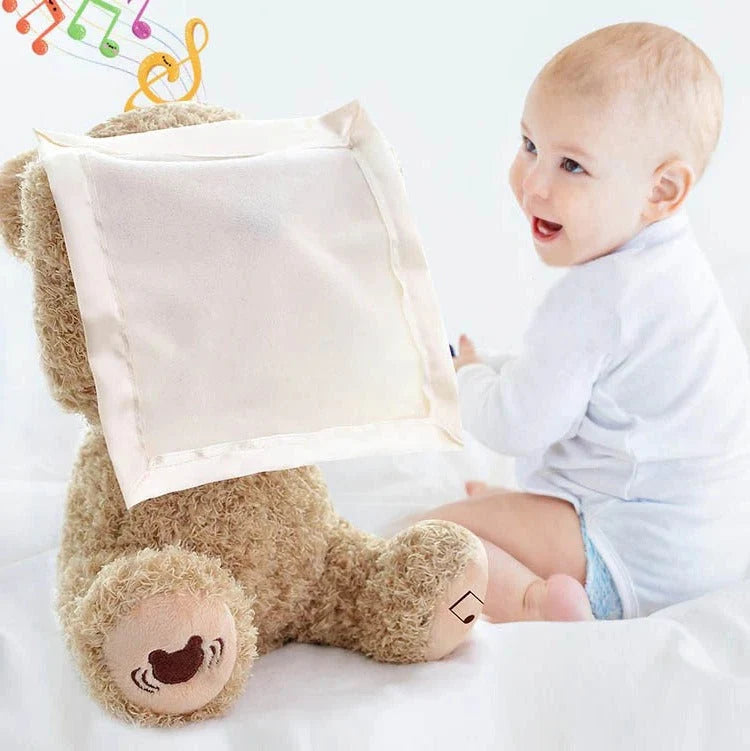 Interactive Baby Plush Peek-A-Boo Motion & Soothing Melodies