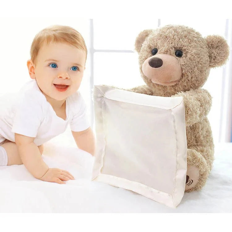 Interactive Baby Plush Peek-A-Boo Motion & Soothing Melodies