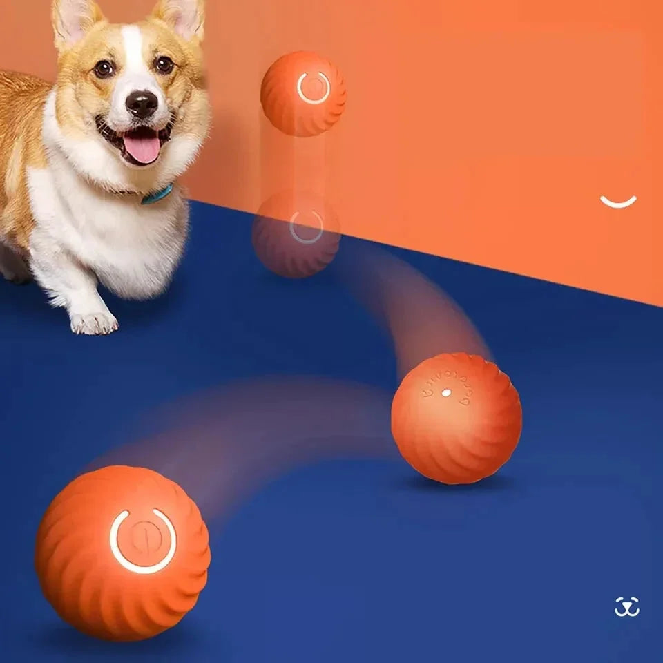 Interactive Ball Self-Moving USB Rechargeable Non-Toxic ABS