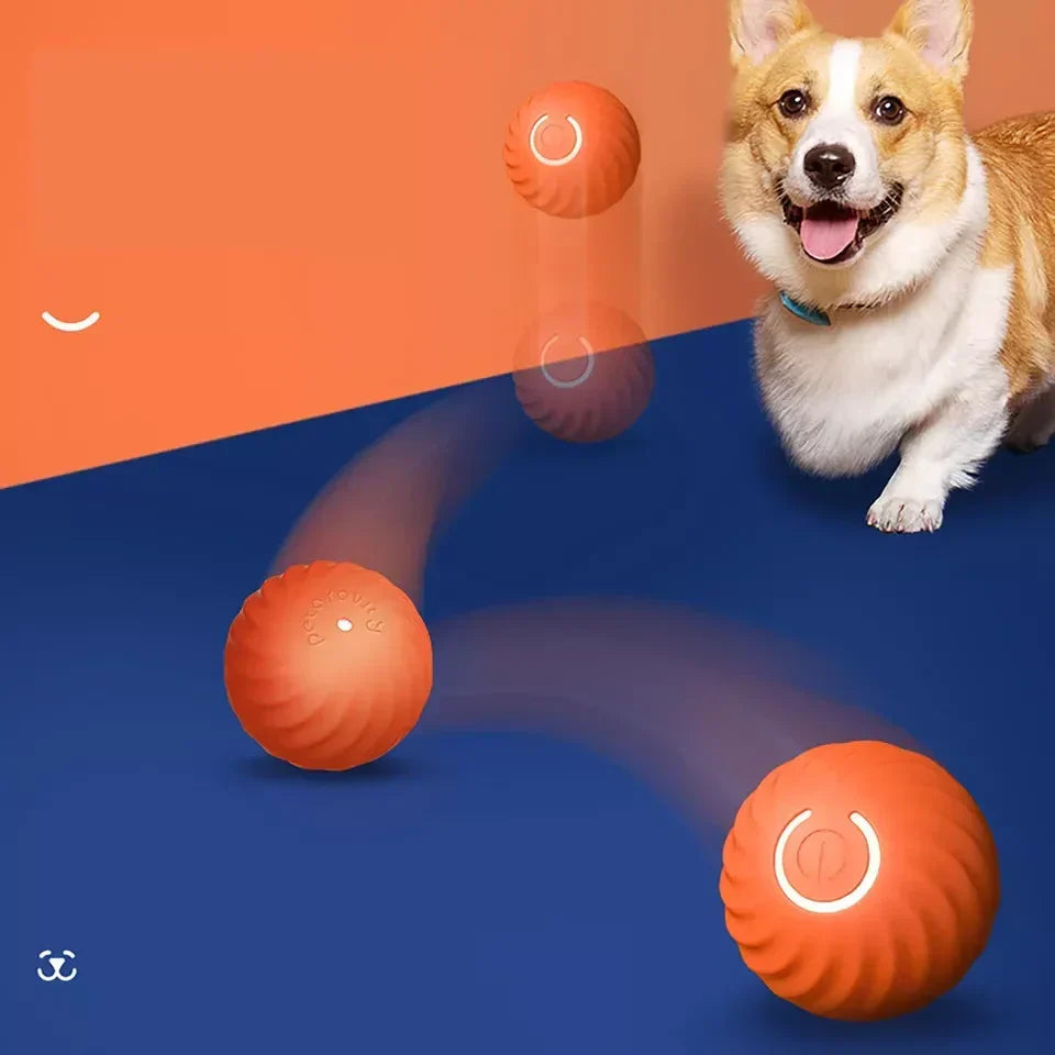 Interactive Ball Self-Moving USB Rechargeable Non-Toxic ABS