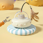 Interactive Cat Toy Automatic Laser & Feather Teaser