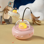Interactive Cat Toy Automatic Laser & Feather Teaser