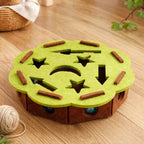 Interactive Cat Toy Felt Tunnels & Quiet Rolling Ball