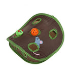 Interactive Cat Toy Nine-Hole Canvas Foldable Machine-Washable