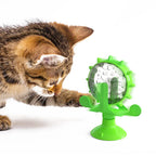 Interactive Cat Toy Slow-Feed Rotating Treat Dispenser