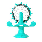 Interactive Cat Toy Slow-Feed Rotating Treat Dispenser